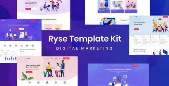 Ryse – SEO & Digital Marketing Elementor Template Kit