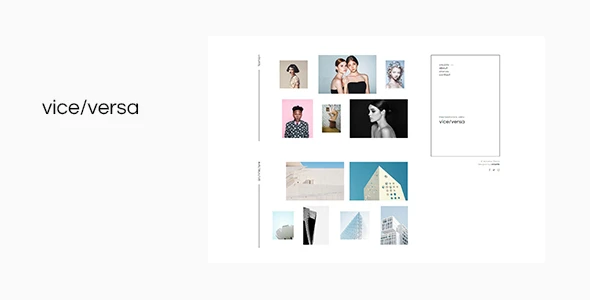 Viceversa – Minimal Photography and Portfolio WordPress Theme